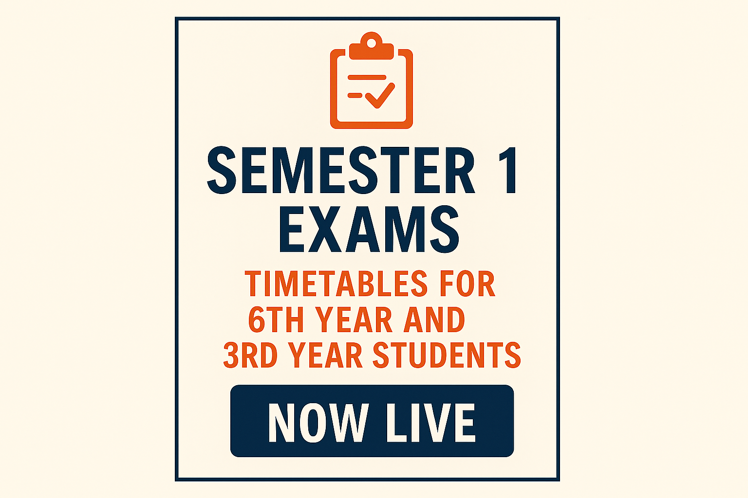 Sem 1 exams featured image