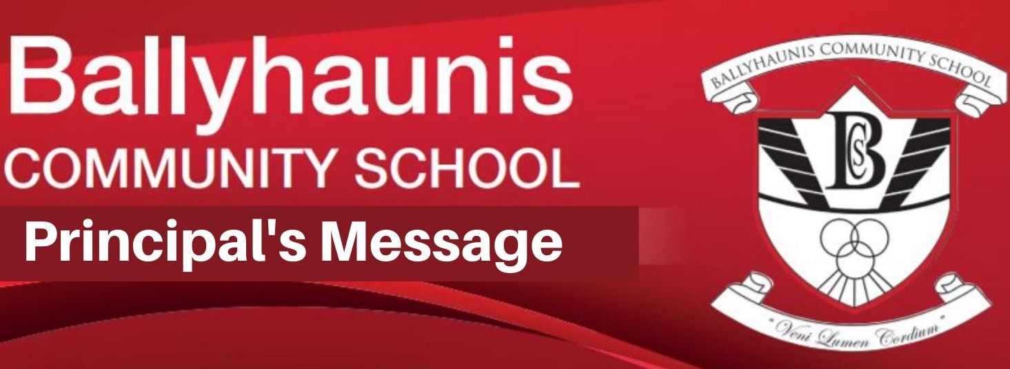 Principals Message