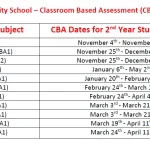 2nd Year CBA 1 1