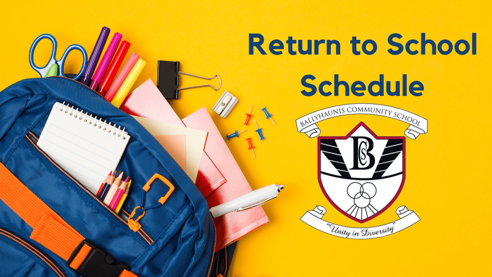 Return to school schedule(1)