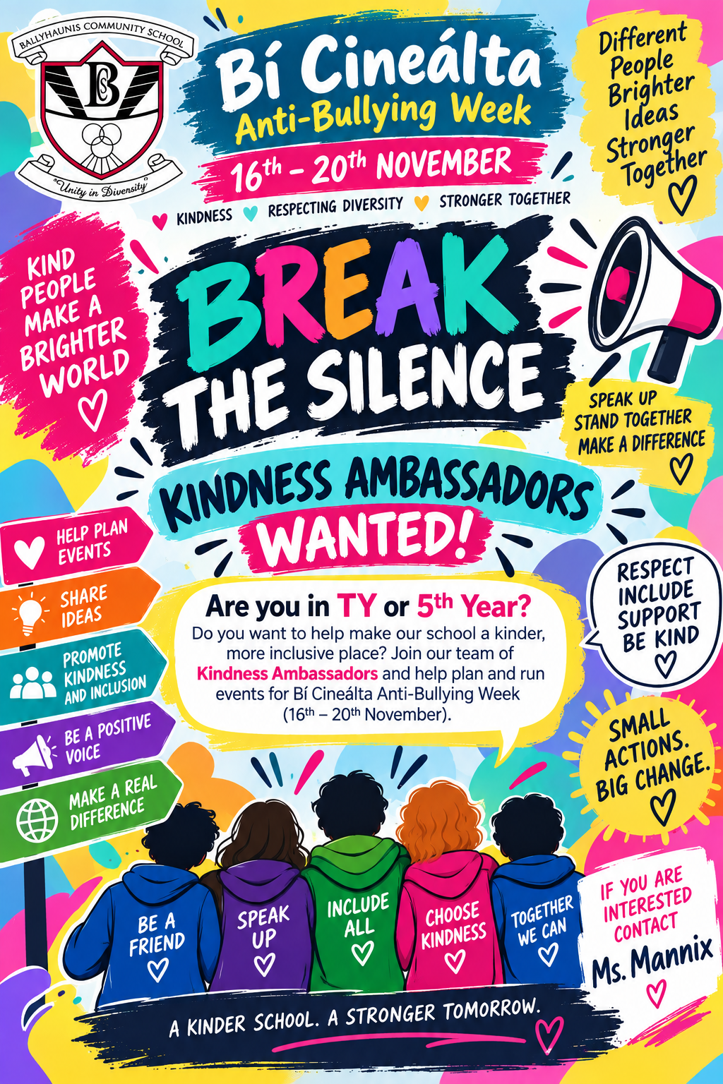 Kindness ambassadors poster